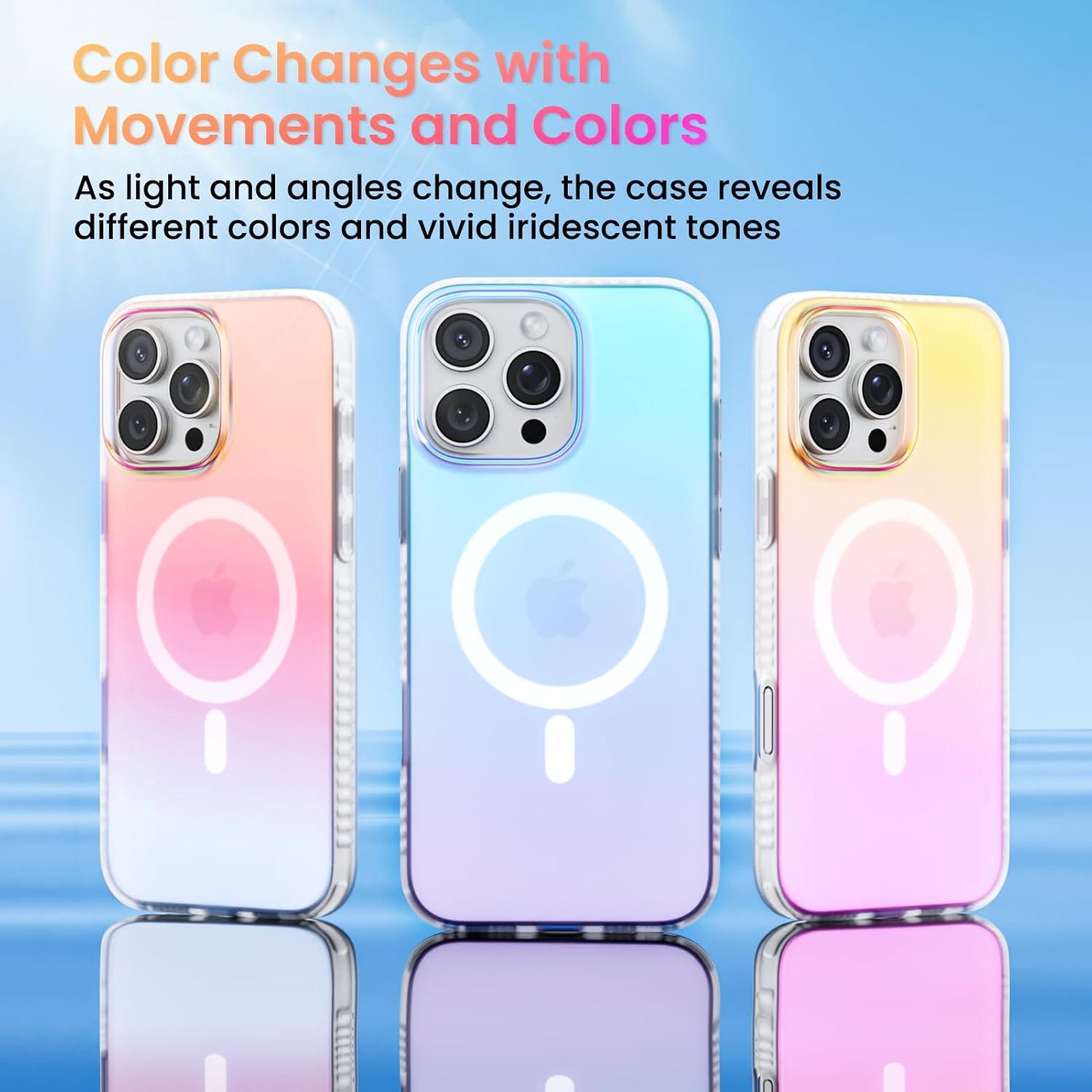 iPhone 16 Pro Max Hülle mit Magsafe [Fluoreszierender