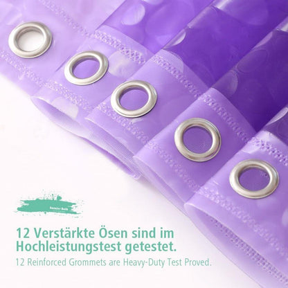 Wasserabweisender Dünner 3D-Eva-Duschvorhang mit