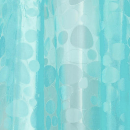 Eazzier Bath Duschvorhang Blaugrün 180x180cm Magnete waschbar & wasserdicht
