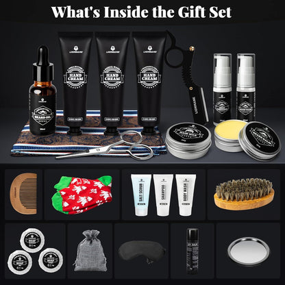 Adventskalender Männer Bartpflege Set 24 Weihnachtskalender