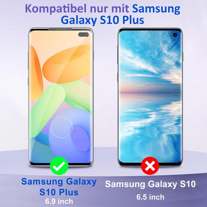 Panzerfolie Samsung Galaxy S10 Plus Schutzglas 9H Härte