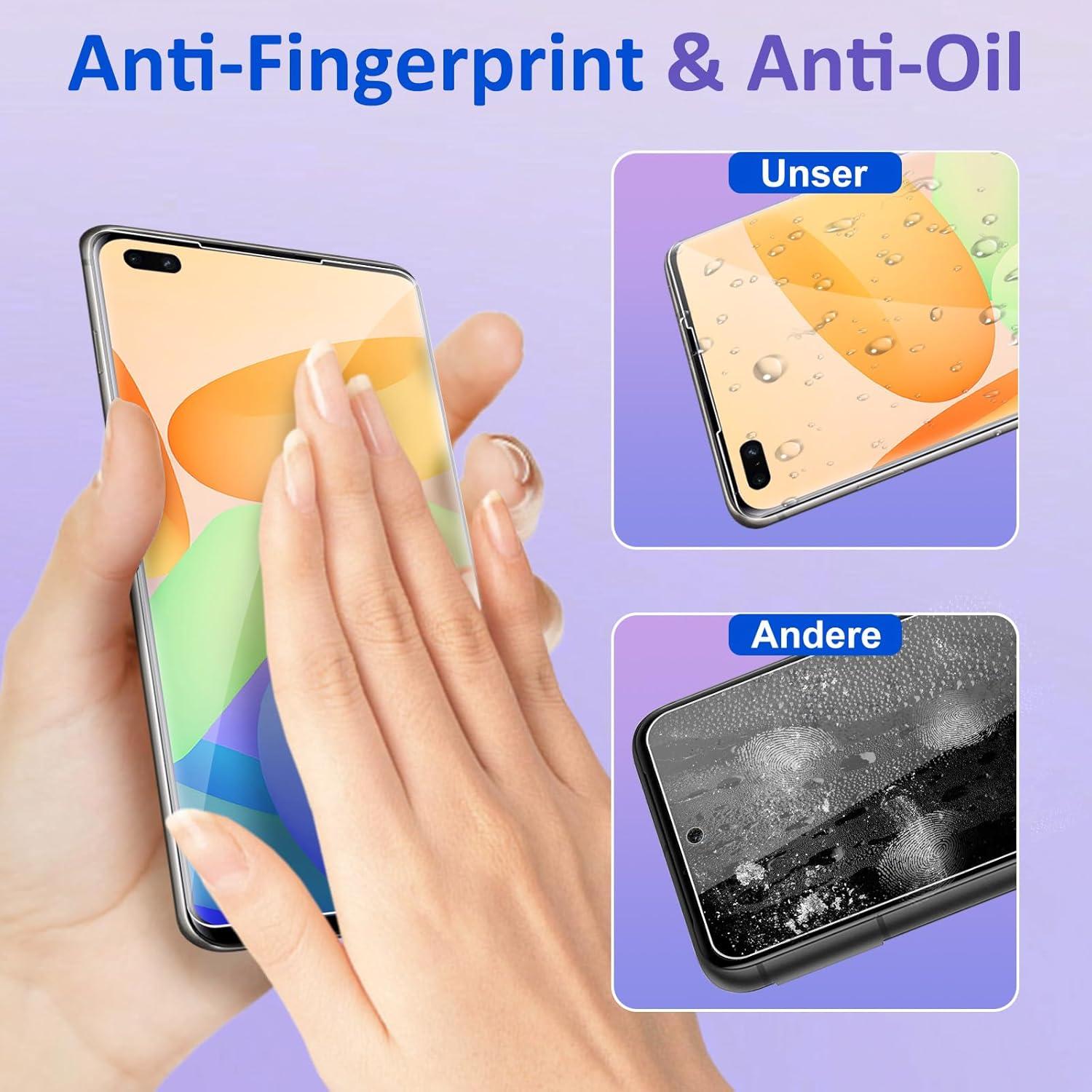 Panzerglas Samsung Galaxy S10 Plus Schutzfolie 9H Härte Kameraschutz