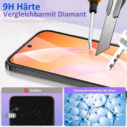 Panzerfolie Google Pixel 9 Pro Displayschutz 9H Härte Blasenfrei