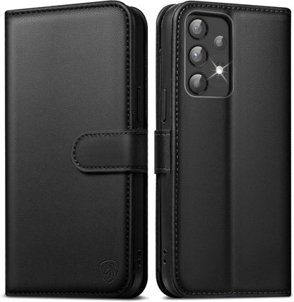 Samsung Galaxy A53 5G Hülle Wallet Schwarz Magnet Case