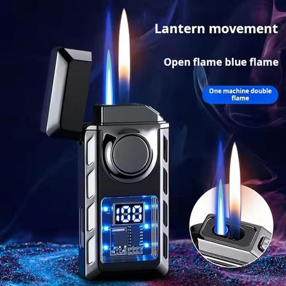 Multi-Functional Dual Flame Lighter for Men - Refillable