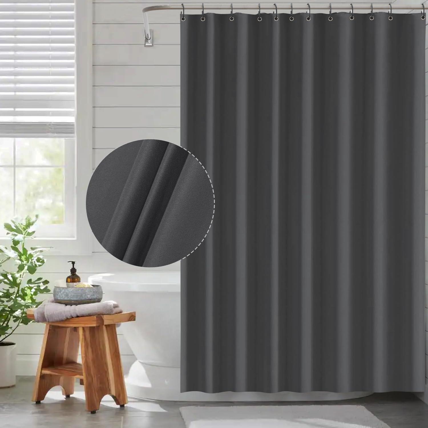 Duschvorhang Dark Grau 120x200 cm Anti-schimmel Eva Wasserdicht