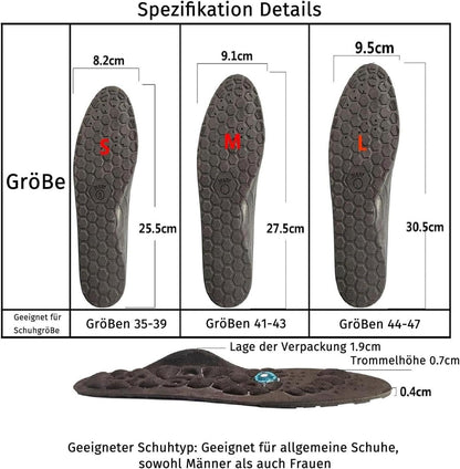 Deedlite Magnetische Schuheinlagen Akupunktur Massage Einlegesohlen