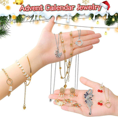 Adventskalender Schmuck 24 Weihnachtskalender Frauen Mädchen 2024