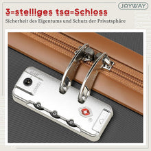 Joyway ABS Hartschalen Kofferset 3-teilig Erweiterbar Grau