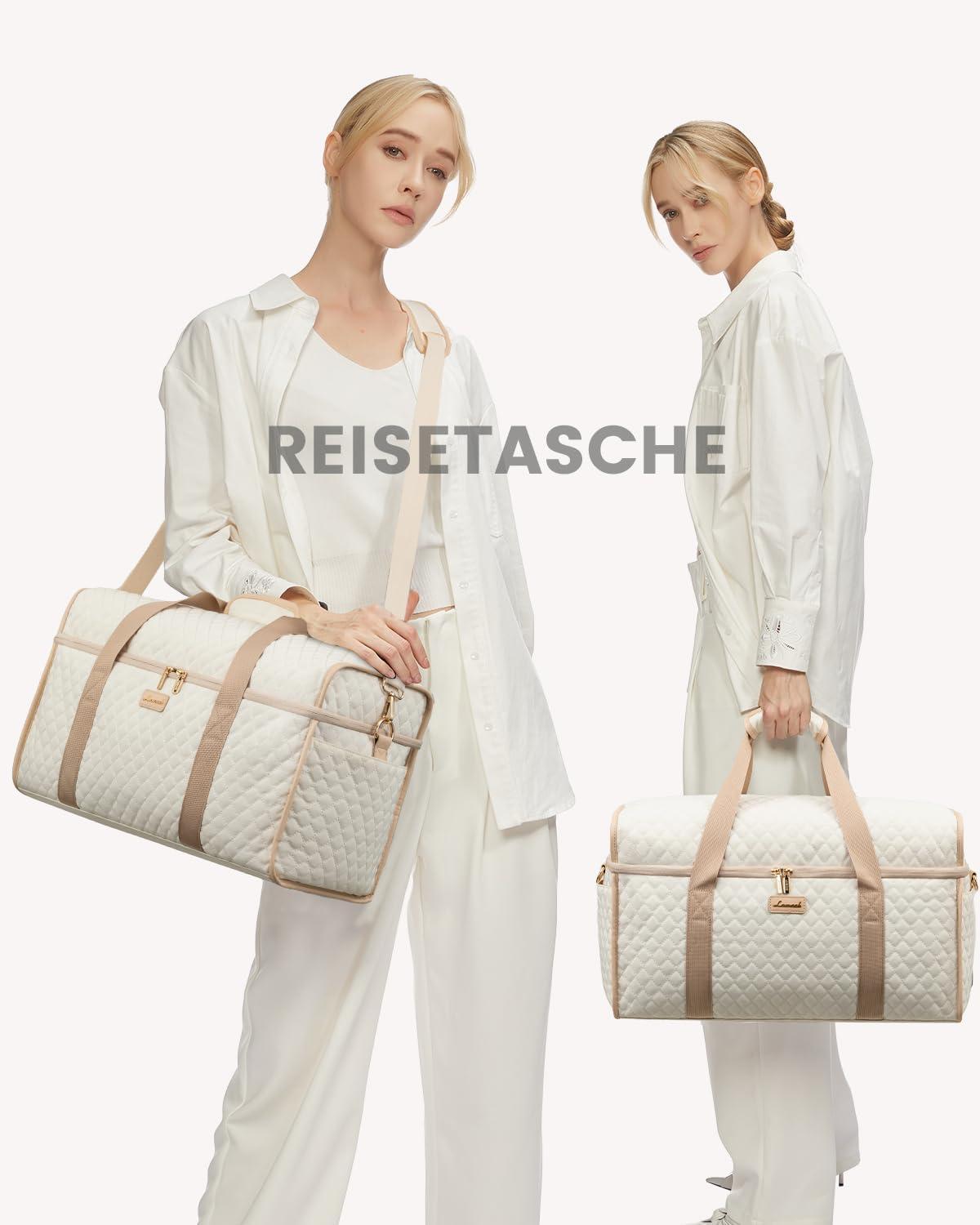 LOVEVOOK Damen Reisetasche Weekender Handgepäck Wasserdicht für Flugzeug Sport
