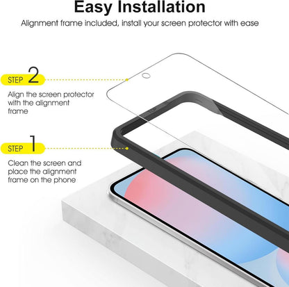 Panzer Schutzglas Samsung S24 FE 6,7 Zoll HD-klar Anti-Kratz & Blasen