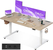 Höhenverstellbarer elektrischer Schreibtisch mit USB und