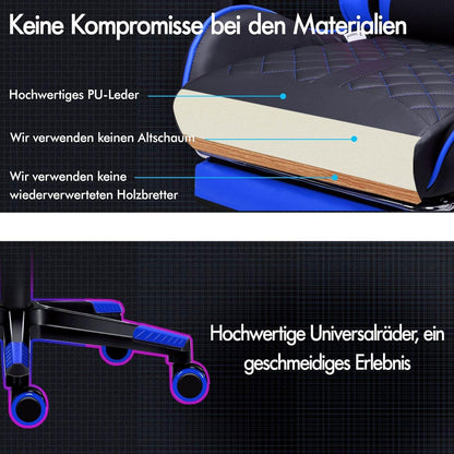 Bequemer Gaming-Bürostuhl mit