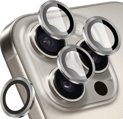 Kameraschutz 4 Stück für iPhone 16 Pro/16 Pro Max, 9H Härte, HD-Klar