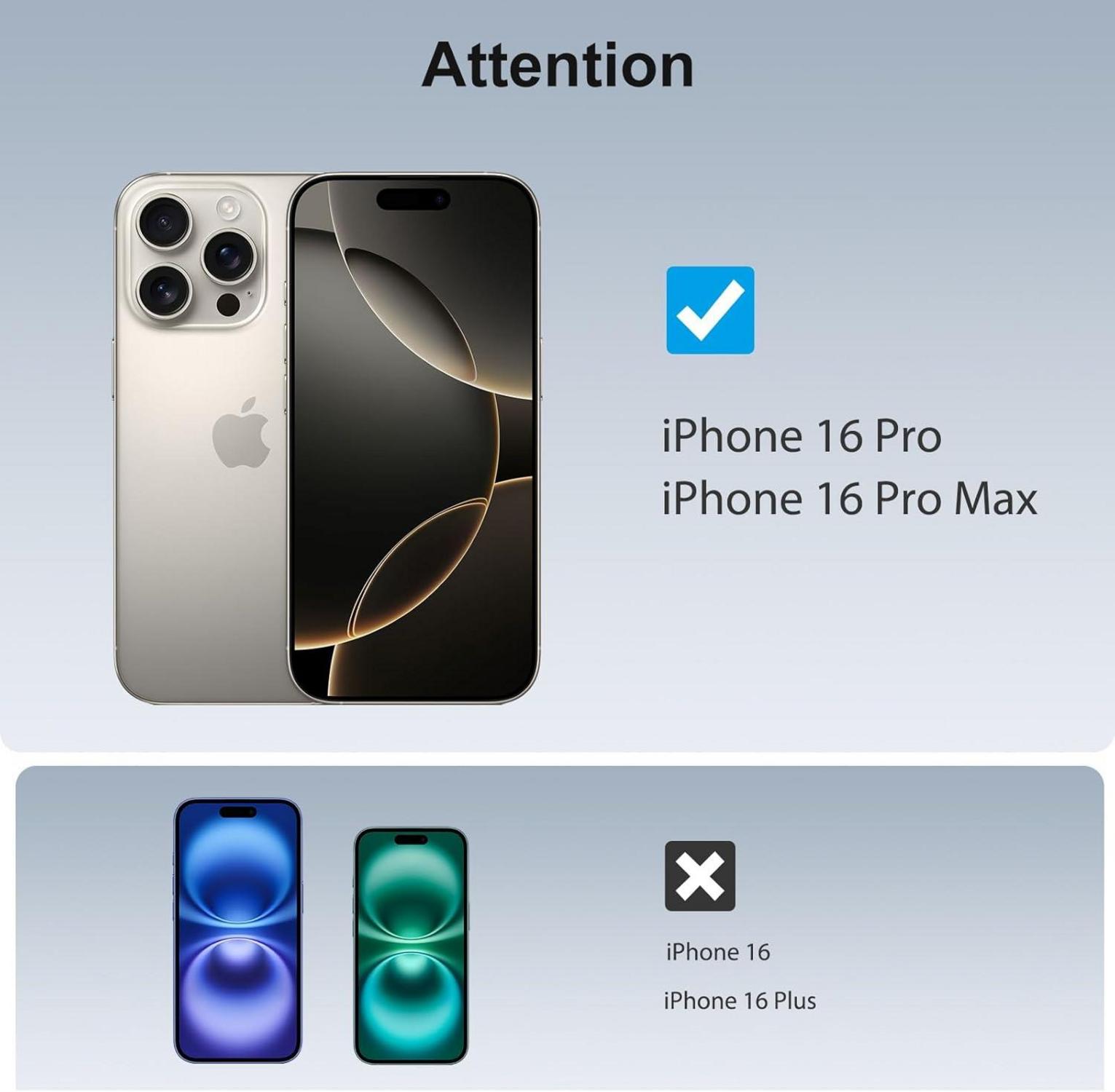 Kameraschutz 4 Stück für iPhone 16 Pro/Pro Max, 9H