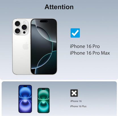 SPARIN Kameraschutz für iPhone 16 Pro Max, 4er Pack, 9H