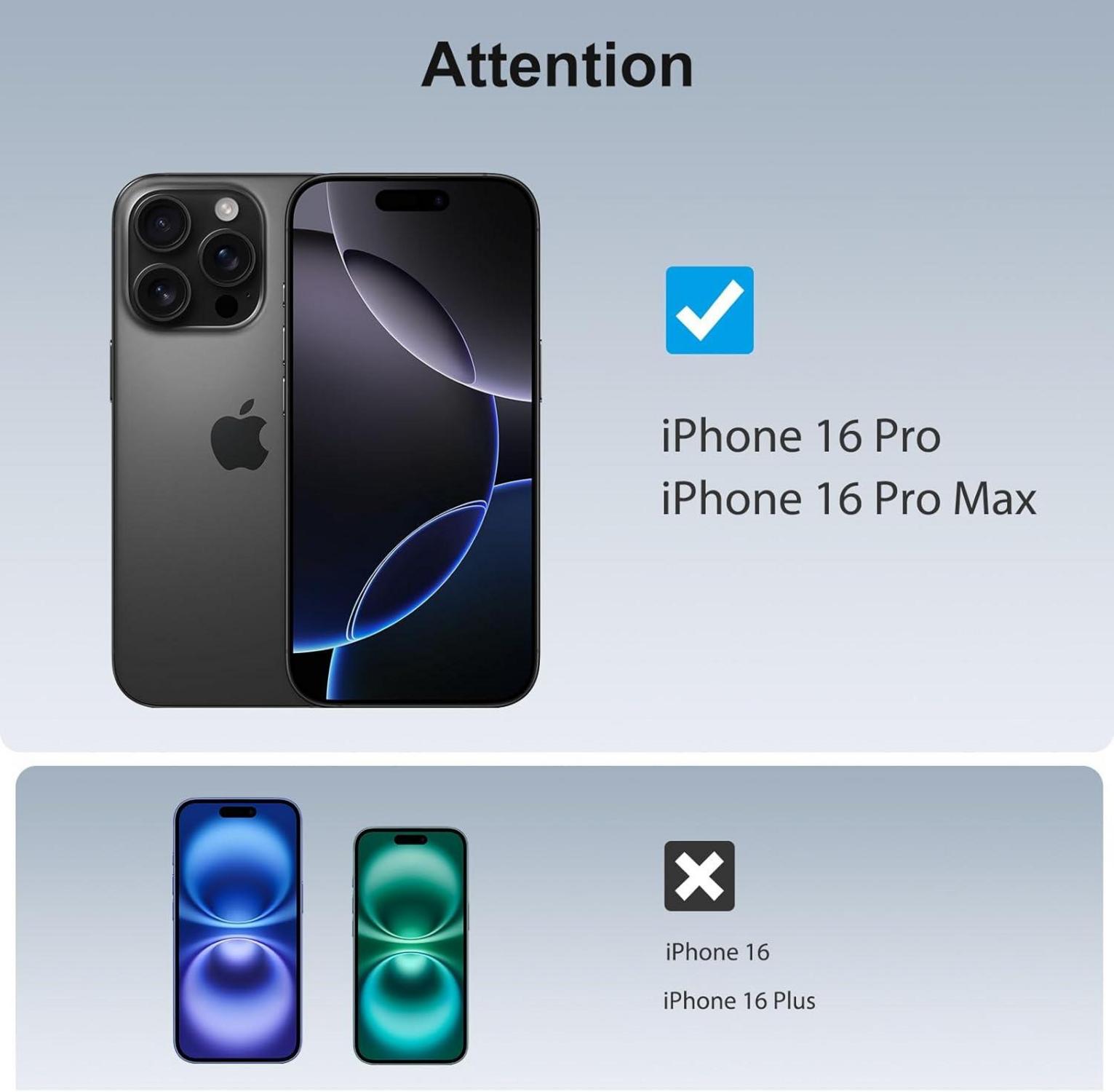 Kameraschutz für iPhone 16 Pro/16 Pro Max, 4 Stück, 9H