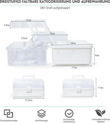 SYLANDO 31,5cm Aufbewahrungsbox mit Fächern und