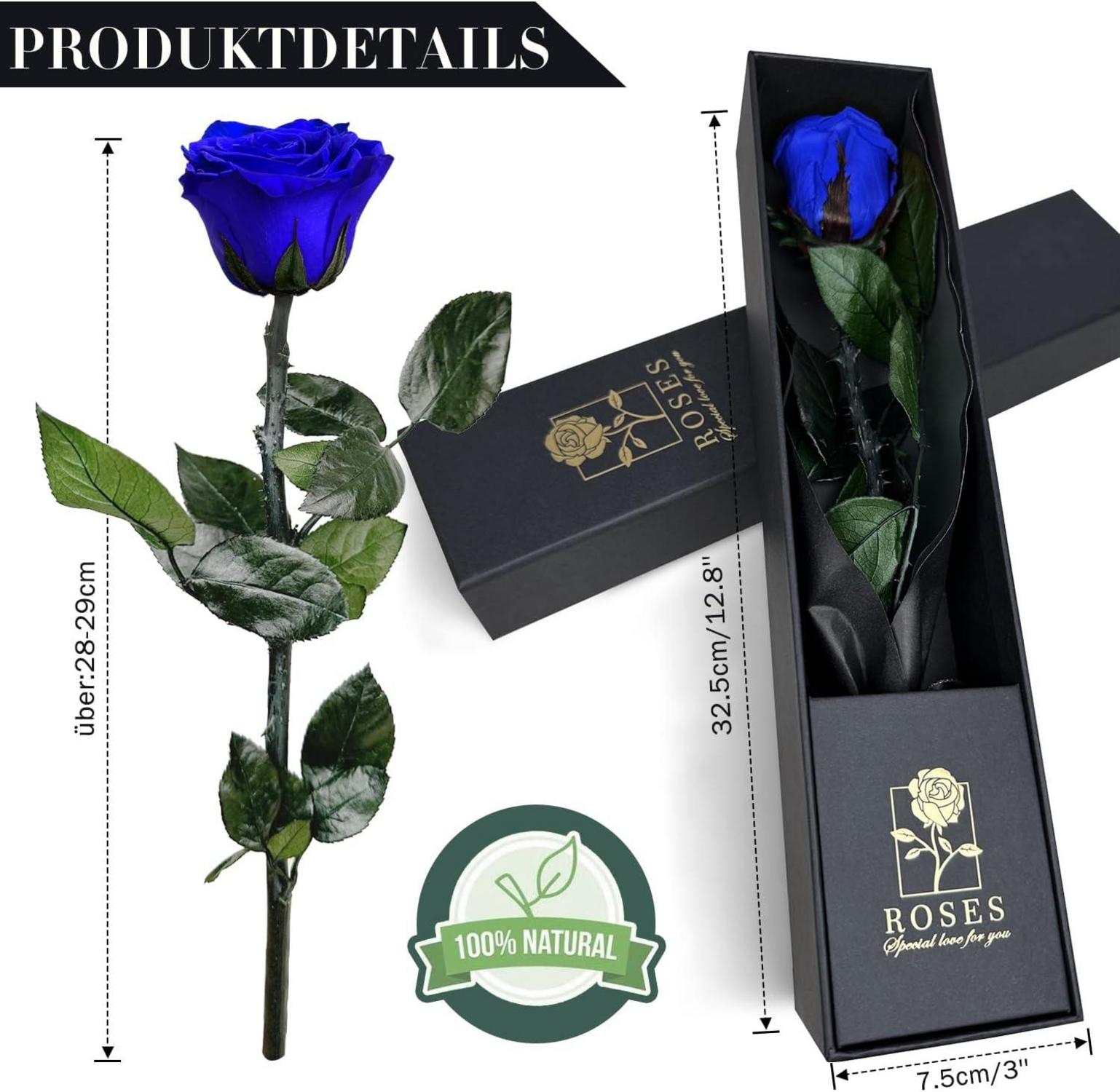 Infinity Rose Geschenkbox Ewige Blume Valentinstag Muttertag