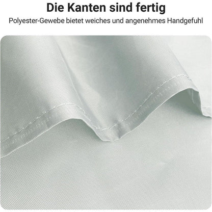 Wasserabweisender Duschvorhang Grau 260x200cm mit