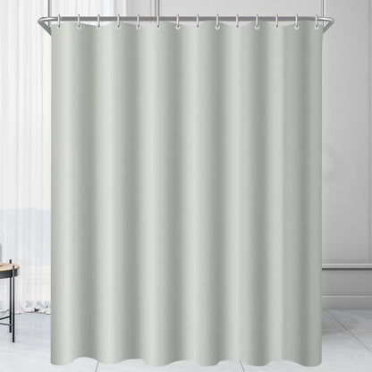 Lerores Duschvorhang 260x200cm Grau Wasserabweisend mit Anti-Schimmel-Effekt