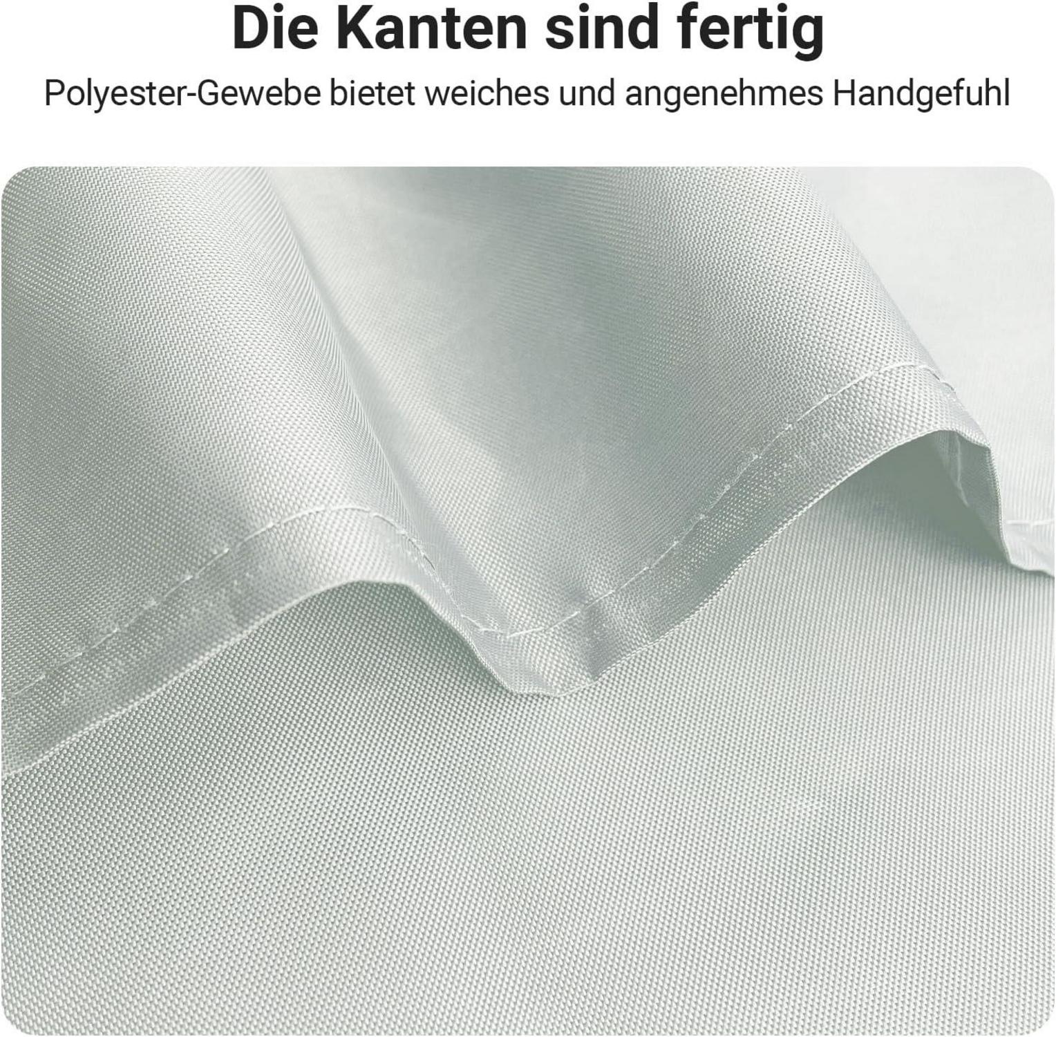 Duschvorhang 120x200cm Grau, Antischimmel Textil, Wasserabweisend, Waschbar