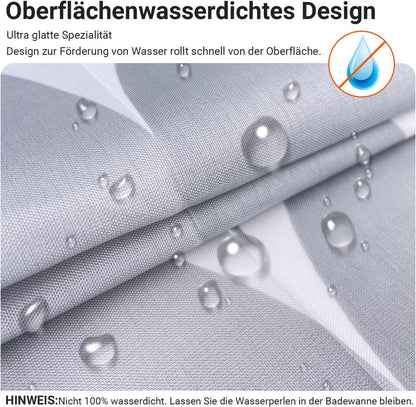 Duschvorhang Water Droplets 180x200cm Polyester Antischimmel