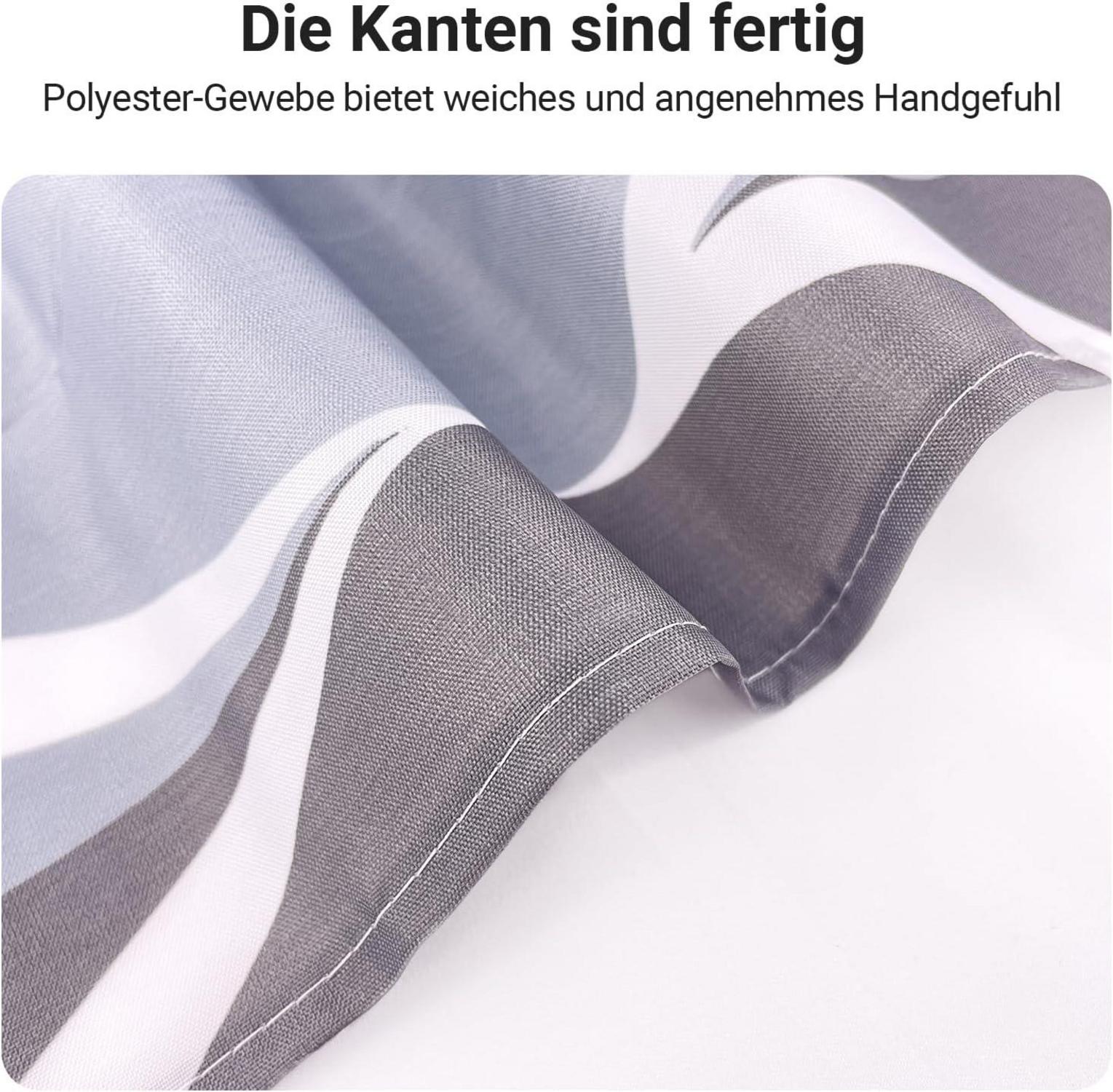 Duschvorhang Water Droplets 280x200cm Antischimmel Polyester Stoff 1er Pack