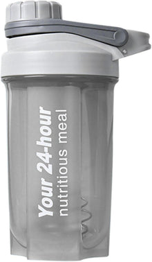 Protein Shaker 600ml Supplement Eiweiß Shaker mit Sieb & Mess-Skala