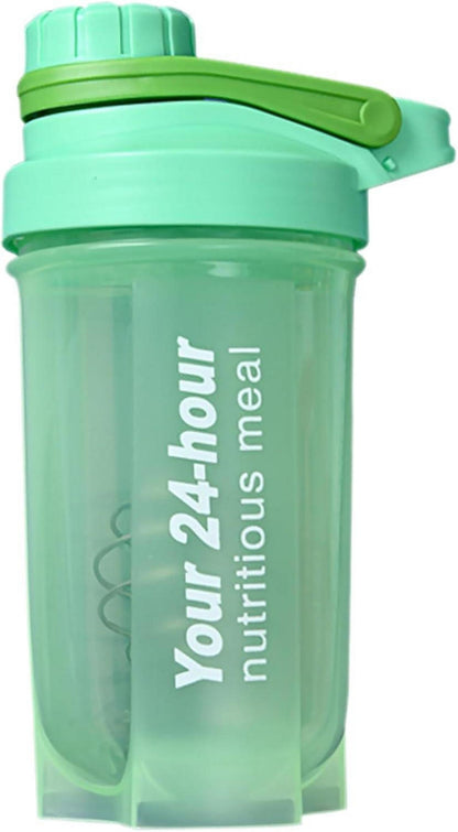 Protein Shaker 600ml Eiweiß Shaker für Supplement Shakes mit Sieb