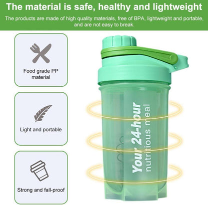 Eiweiß Shaker EACHPT Proteinshake 600ml mit Drehverschluss & Sieb