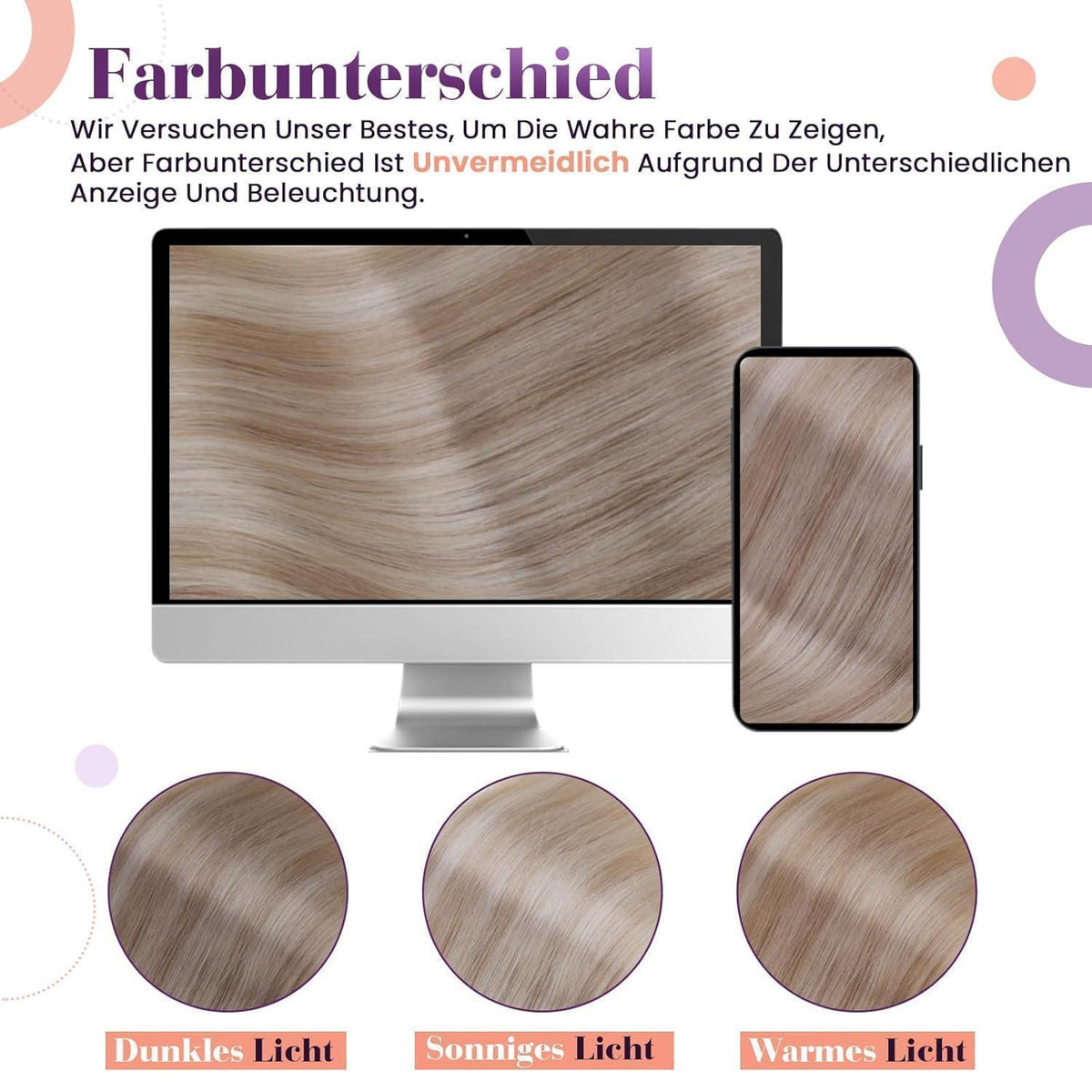 Echthaar Clip-in Extensions Blond Aschblond 55cm