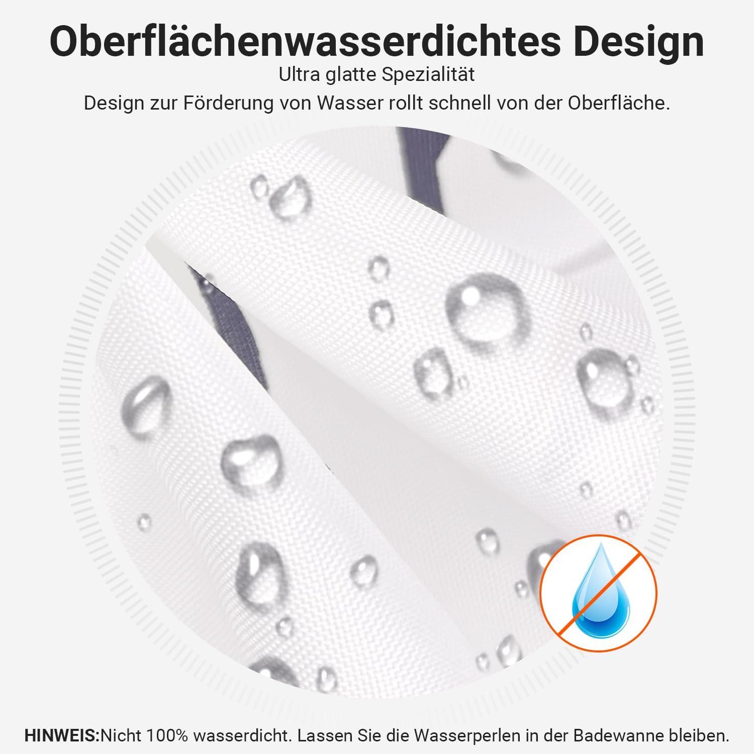 Duschvorhang Weizenohr 200x180cm Antischimmel