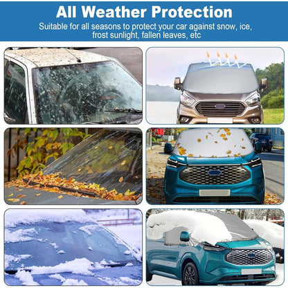 Windschutzscheibenabdeckung Ford Transit Custom 2012-2022 – Thermo Schutz
