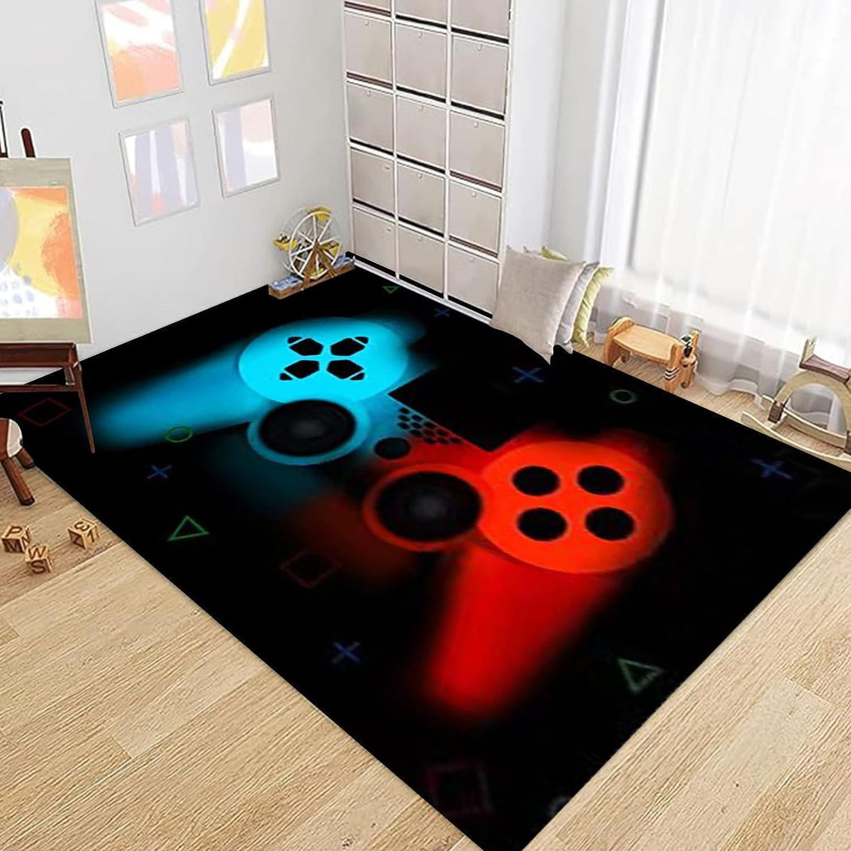 Gaming Teppich Rutschfest 160x240 cm – Dekor für Gamer Zimmer