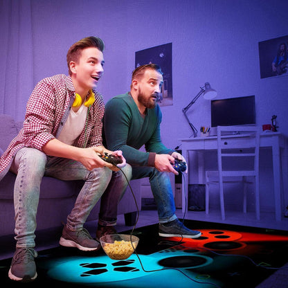 Gamer Teppich rutschfest 100x150 cm – Gaming Dekor Schlafzimmer