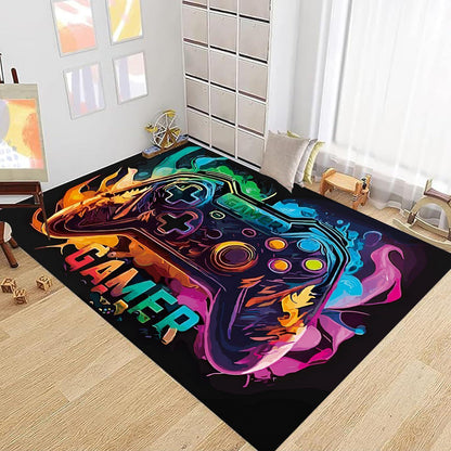 Gaming Teppich Rutschfest 160x200 cm – Dekor für Gamer Zimmer