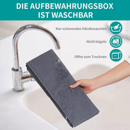 Schubladen Organizer für PAX Kleiderschrank 50x35cm, 2er-Set, Grau
