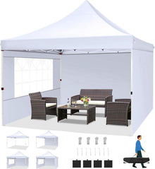 COBIZI Faltpavillon 3x3m Wasserdicht Stabil Winterfest mit