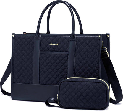Wasserdichte Laptoptasche 15,6 Zoll Damen Arbeitstasche Handtasche_EOF