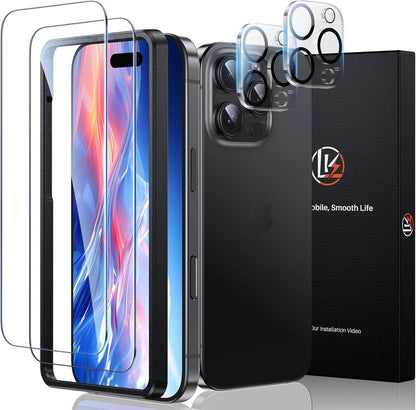 Panzer Schutzfolie für iPhone 16 Pro Kamera, 9H Härtefolie Transparent
