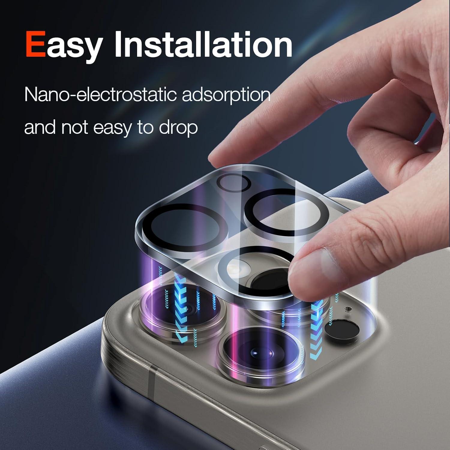 3er Set Kameraschutz für iPhone 16 Pro/16 Pro Max