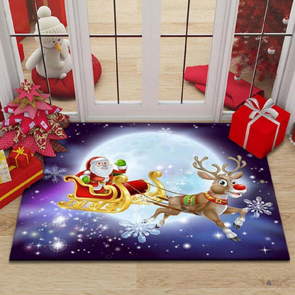 Weihnachts Fußmatte 40x60cm - Kuschelweicher Teppich für Zuhause