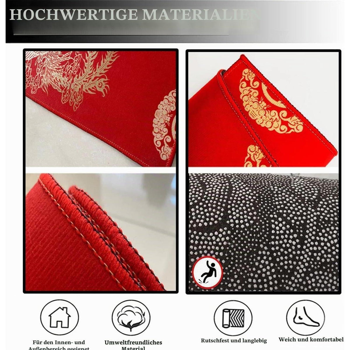 Weihnachts Fußmatte 40x60cm - Kuschelweicher Teppich für Zuhause