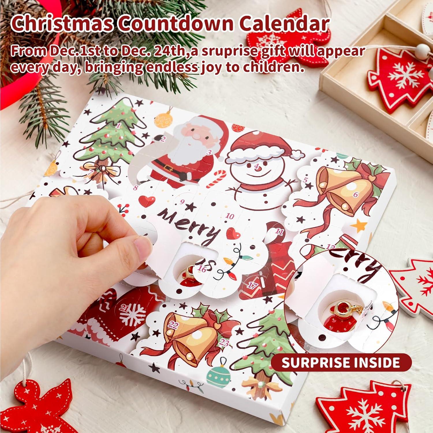 Schmuck Adventskalender 2024 Mädchen Armband Halskette【DIY Schmuck