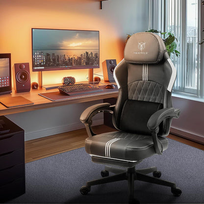 Gaming Stuhl mit Taschenfederkissen, Kühlung
