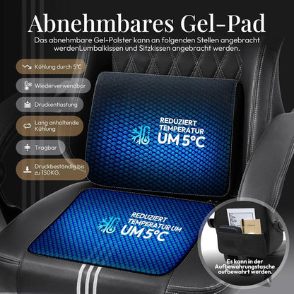Gaming Stuhl mit Taschenfederkissen, Kühlung
