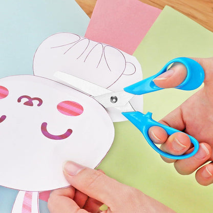 Kinderschere Edelstahl Ergonomisch, 12,7 cm, 3 Stück