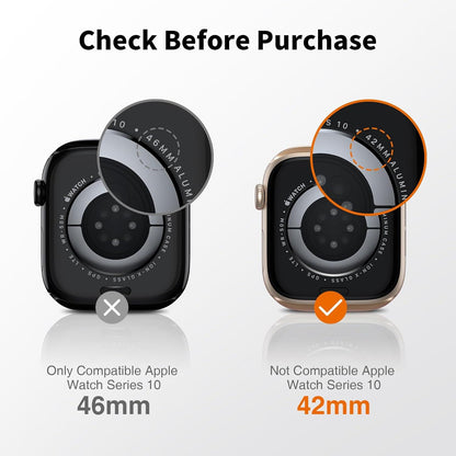 Schutzfolie für Apple Watch Series 10 42mm, Premium