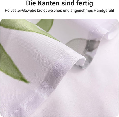 Duschvorhang Blätter 120x200cm Wasserdicht Antischimmel Polyester Textil